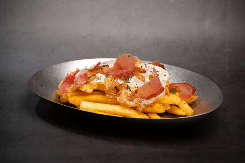 Broken Eggs w/ Ham