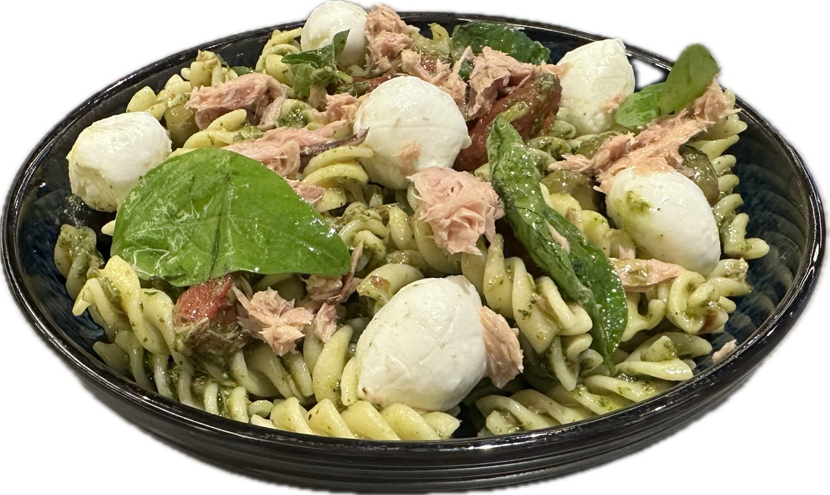 Tuna Pesto Pasta Salad